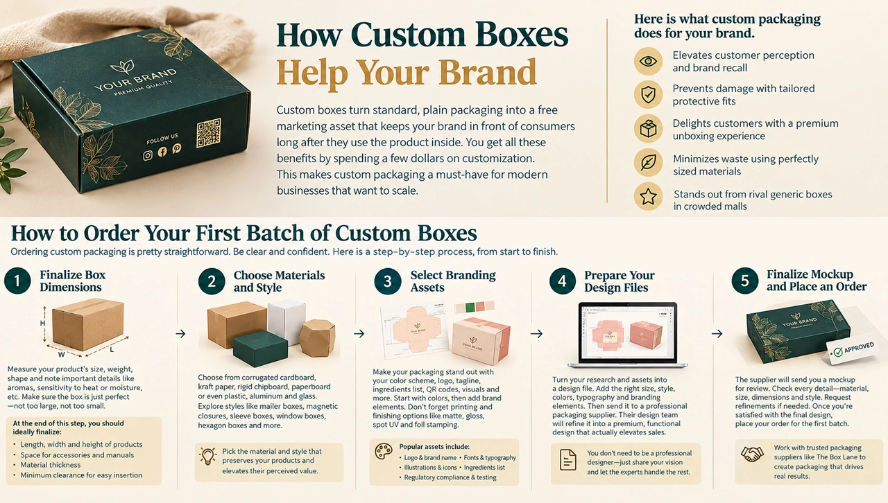 How to Order Your First Batch of Custom Boxes?