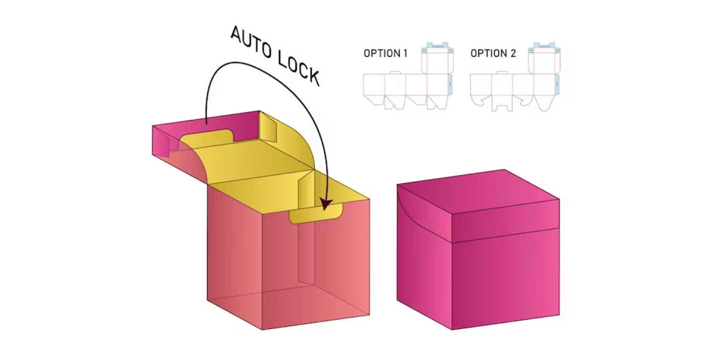 Auto Lock Bottom Boxes | The Box Lane