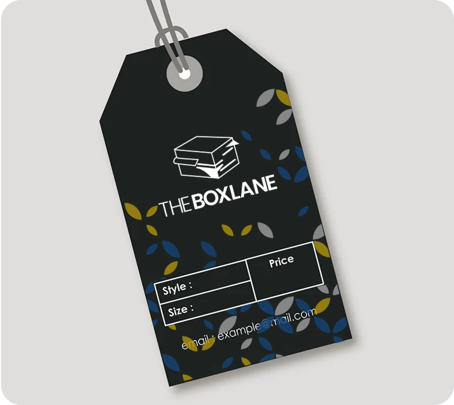 Choose The Box Lane for Clothing Hang Tags | The Box Lane