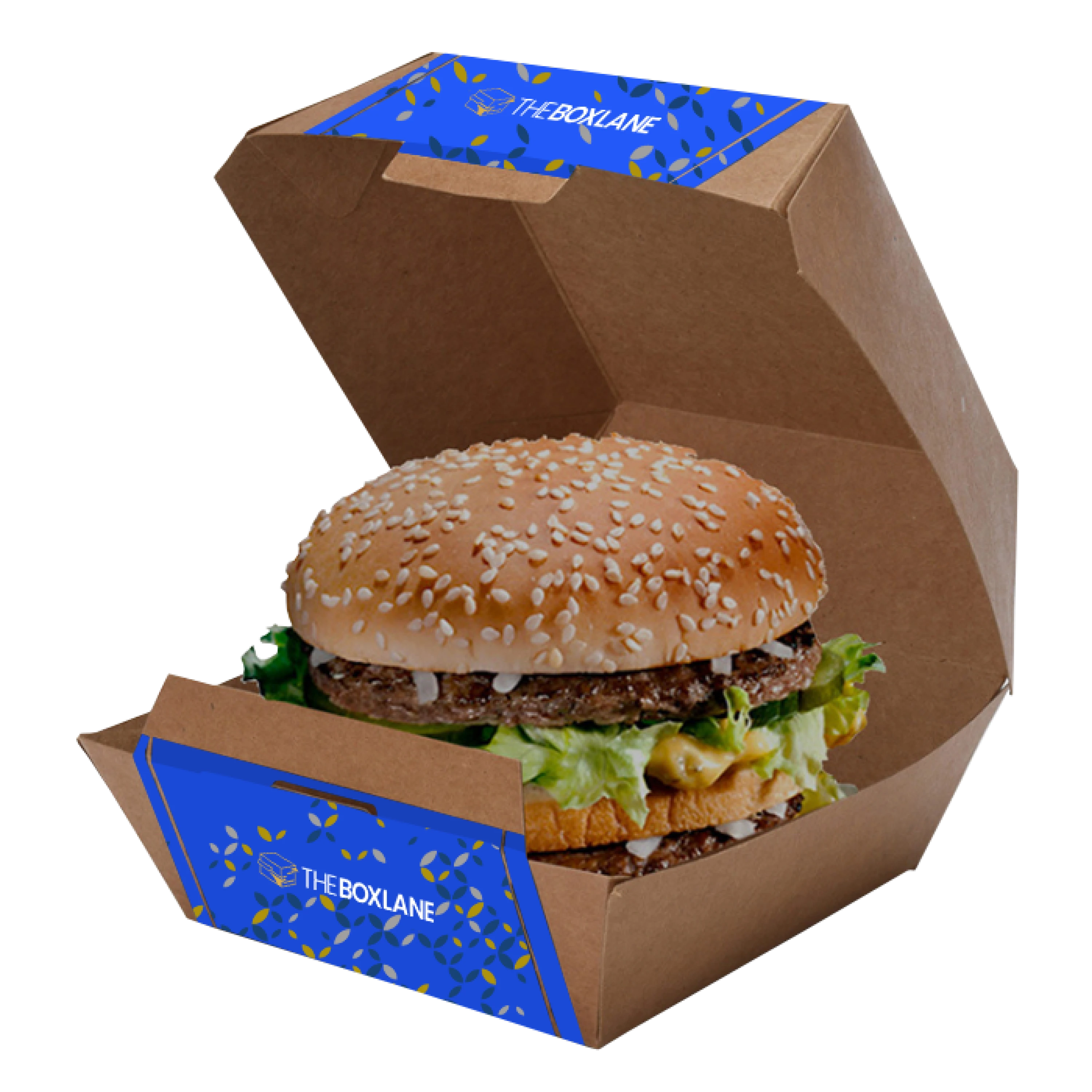 Carousel Custom Burger Boxes image 2 | The Box Lane