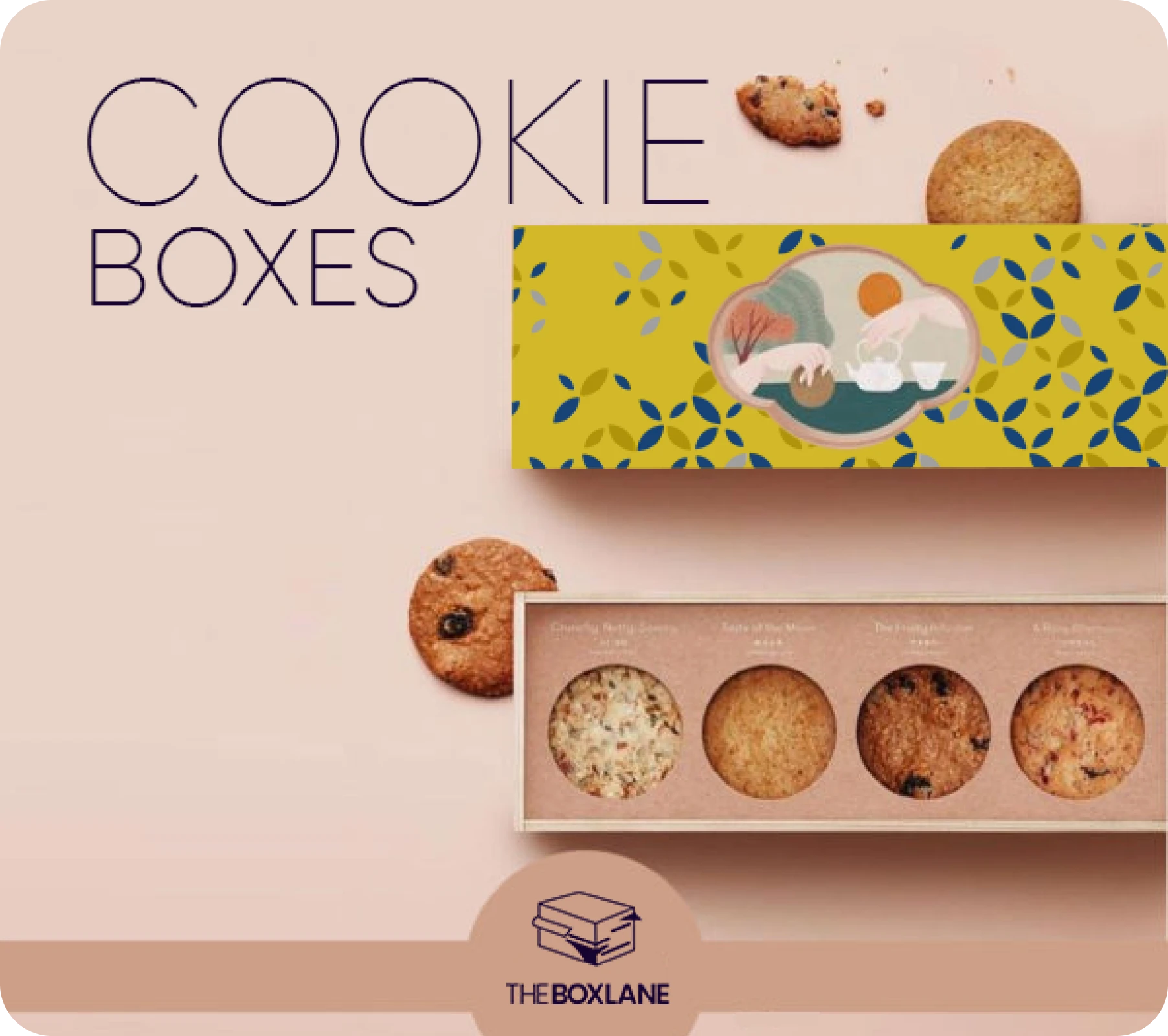 Choose The Box Lane for Custom Cookie Boxes Packaging | The Box Lane
