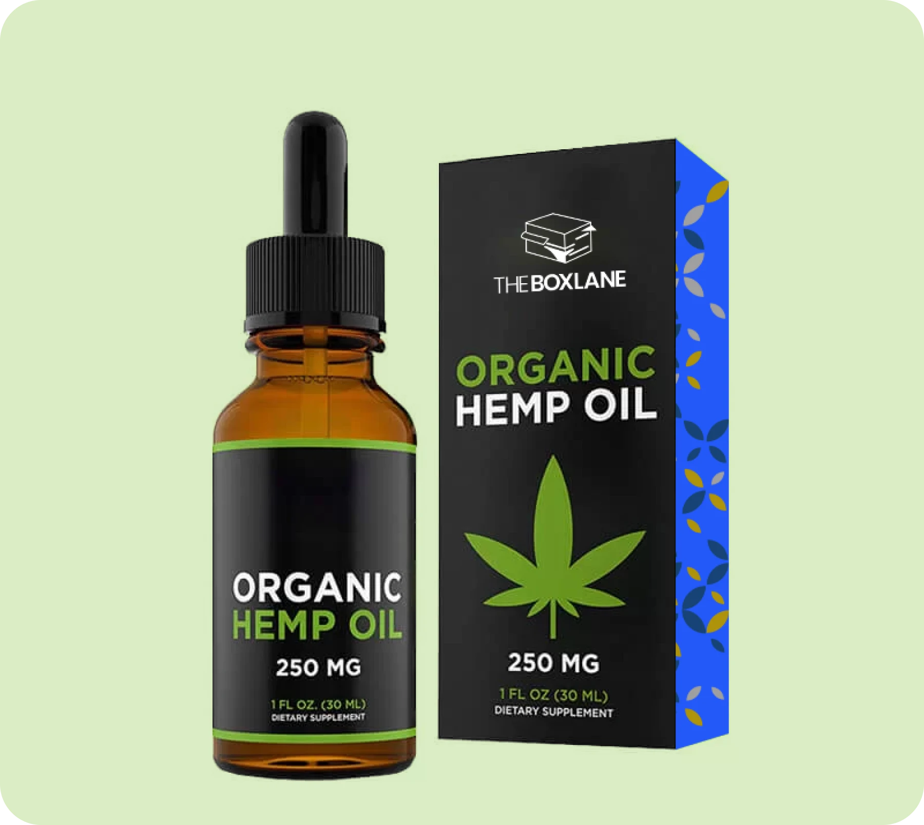 Choose The Box Lane for Custom Hemp Oil Boxes | The Box Lane