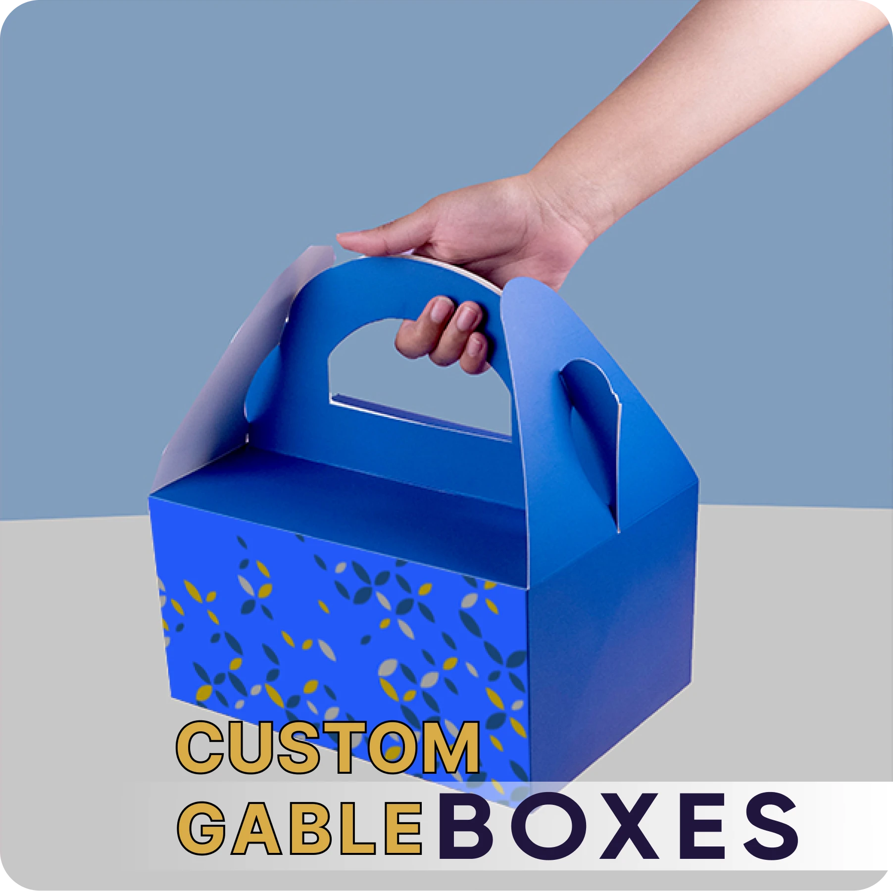 Custom Printed Gable Boxes Make Goods Presentable| The Box Lane