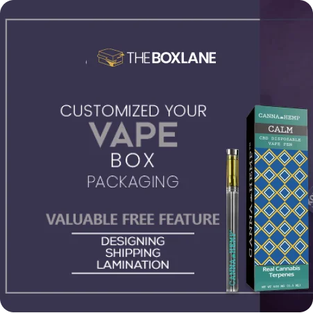 Get Custom Printed Vape Boxes with Full Customization | The Box Lane