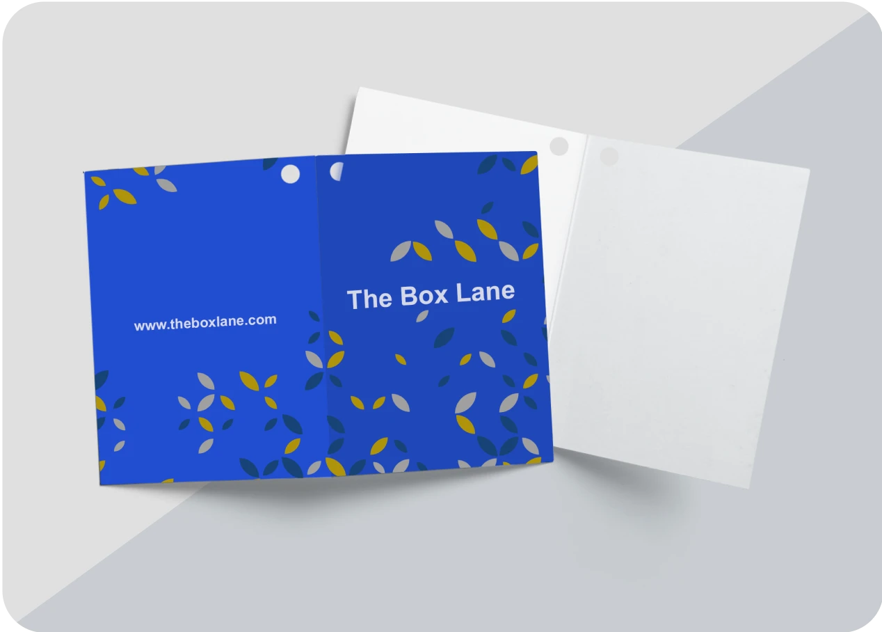 Folded Hang Tags | The Box Lane