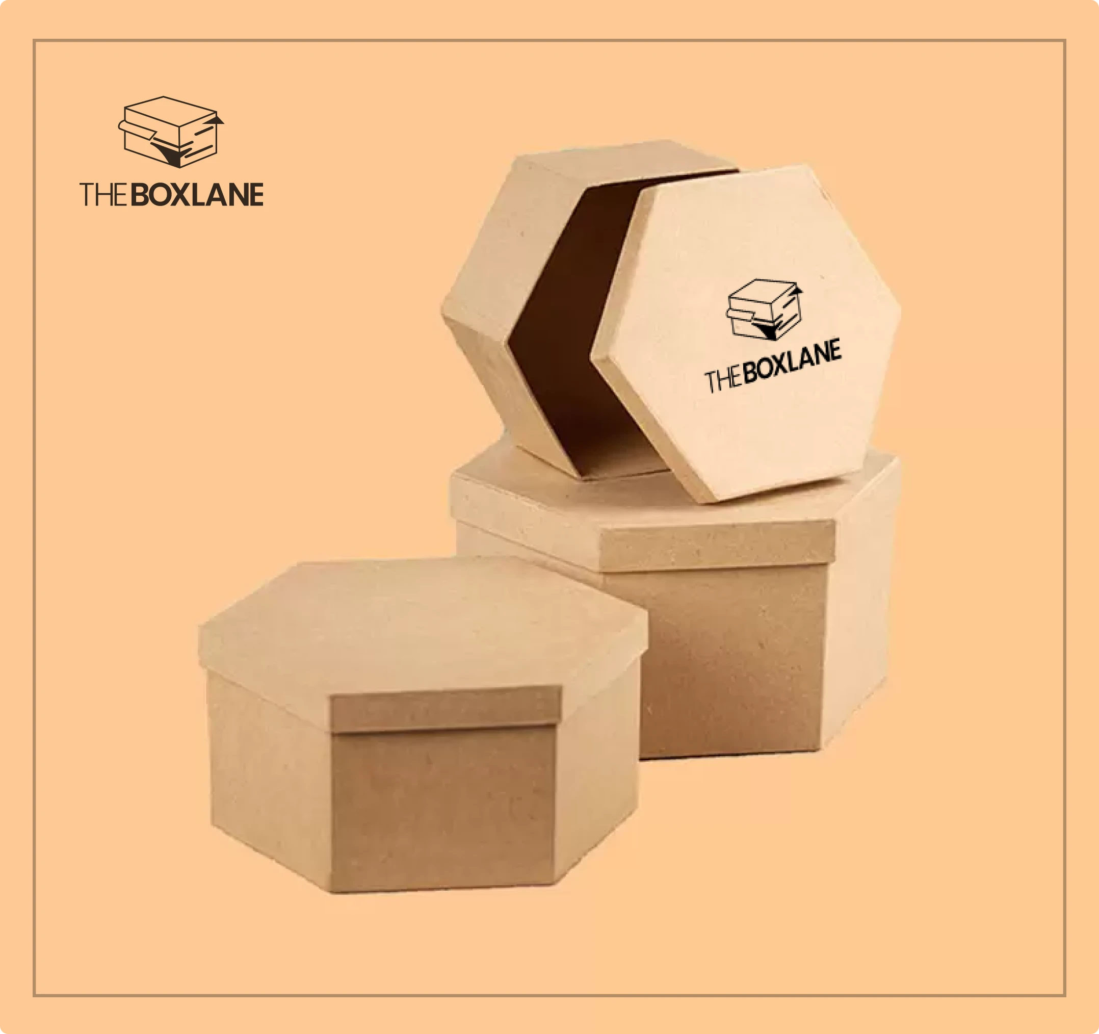 Custom Hexagon Boxes Standout   | The Box Lane