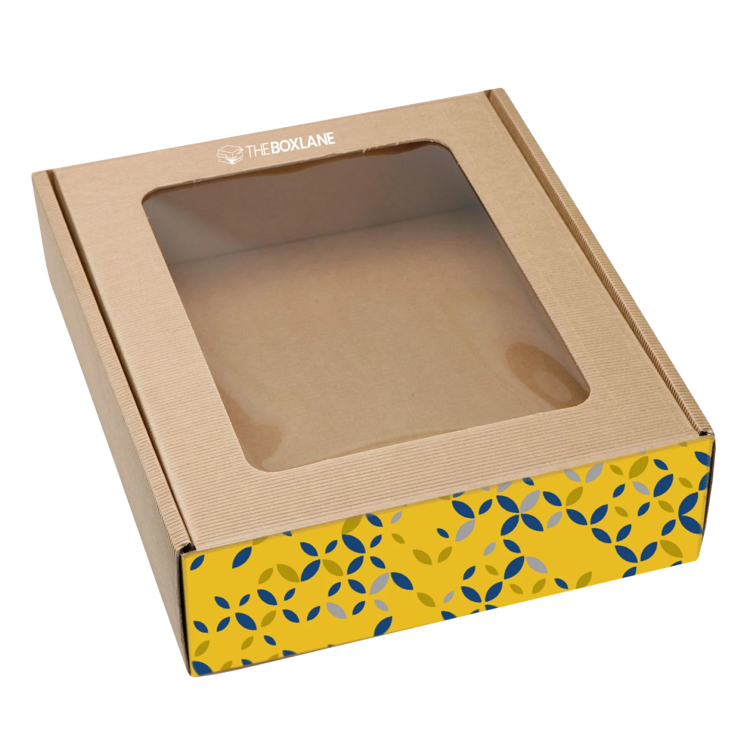 Carousel kraft box with clear lid packaging image 3 | The Box Lane