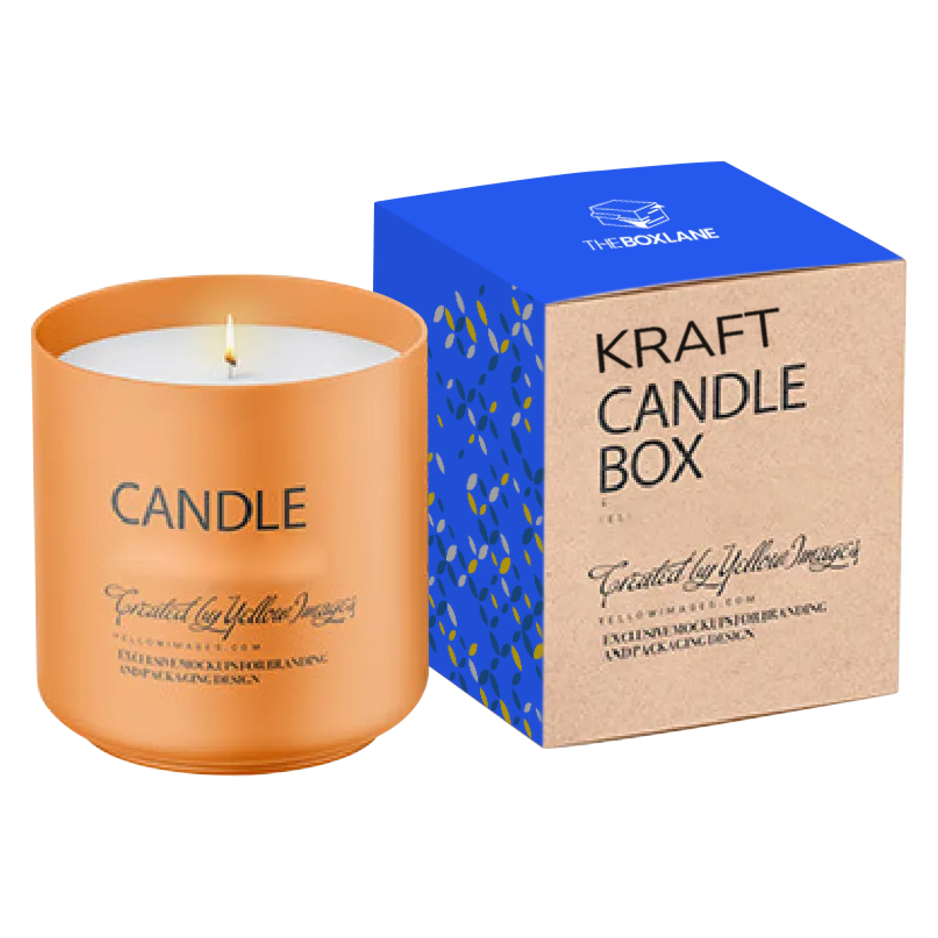 Carousel Kraft Candle Boxes image 1 | The Box Lane