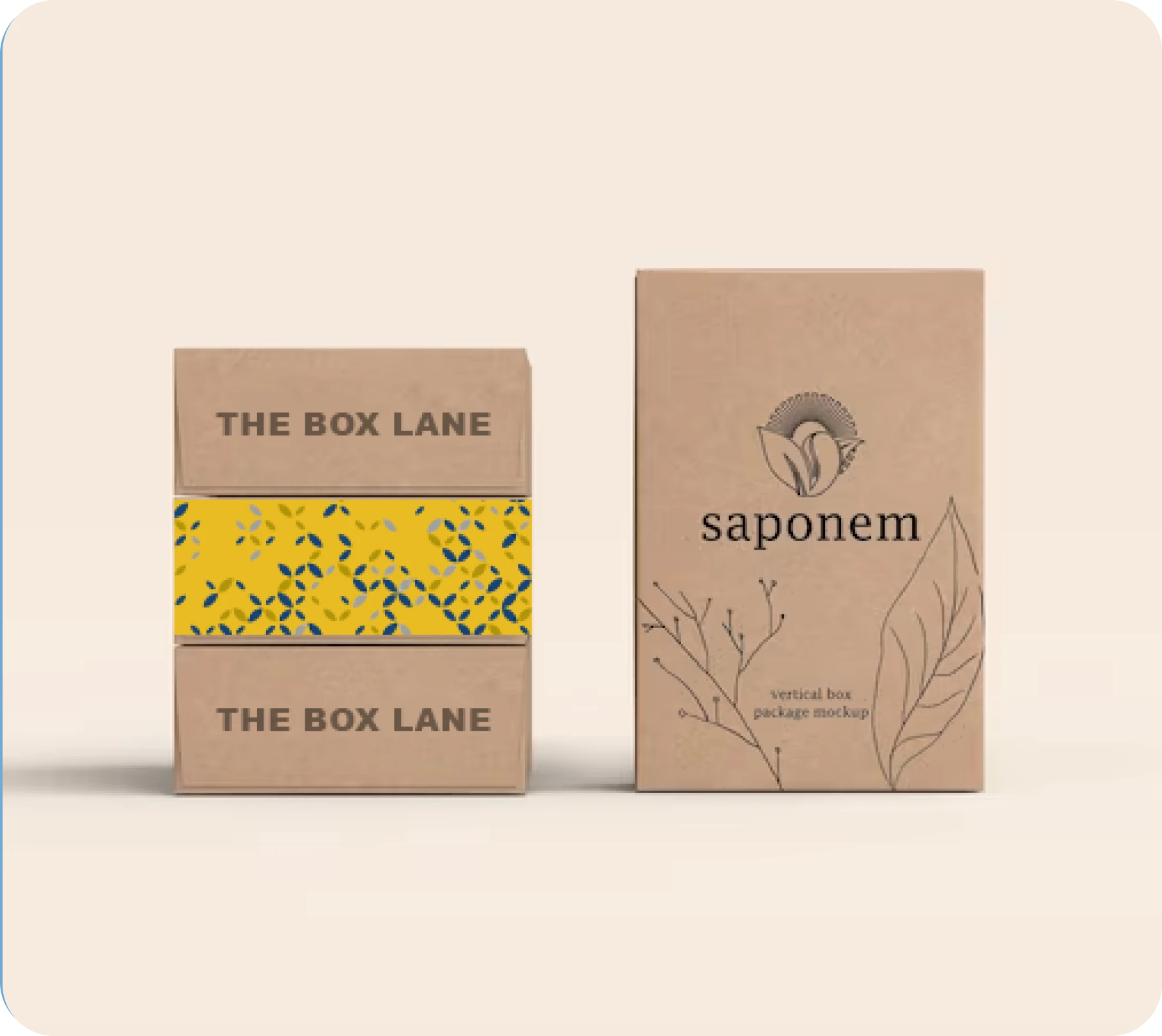 Choose The Box Lane for Kraft Soap Boxes Packaging | The Box Lane