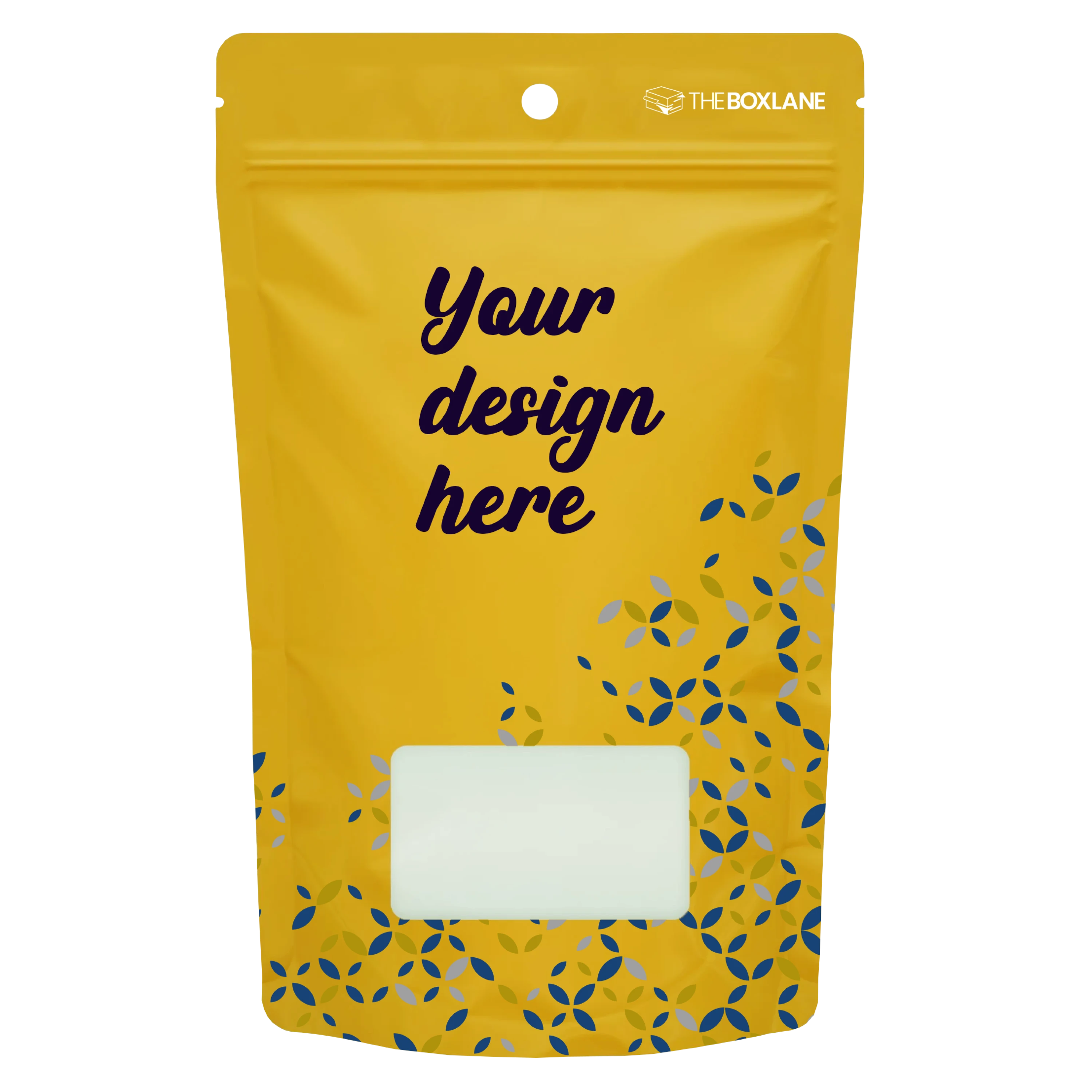QQ Studio Purple Matte Mylar Bags With Window – Resealable Zip Seal Foil Pouches (Various Sizes)