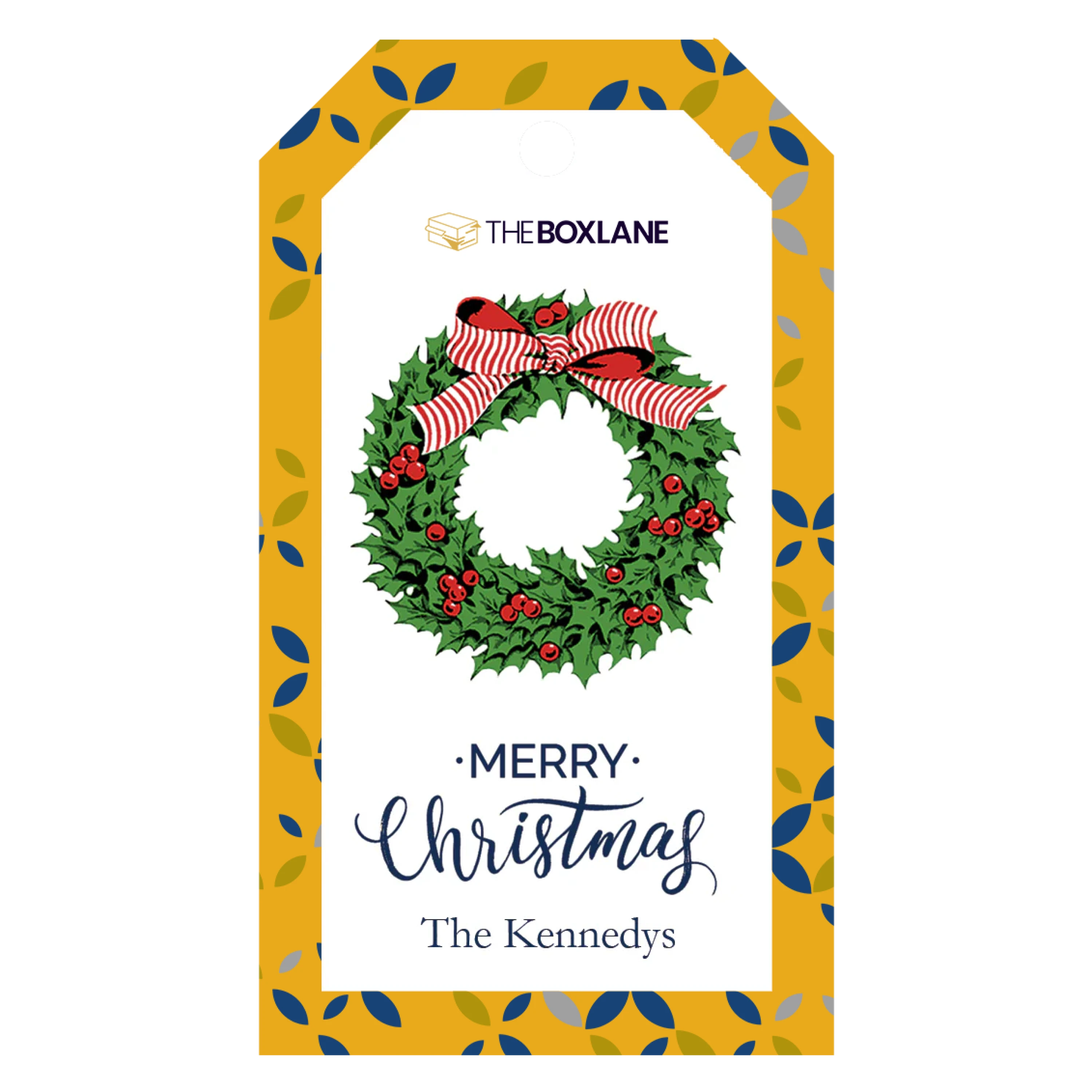 Carousel Personalized Christmas Tags image 2 | The Box Lane