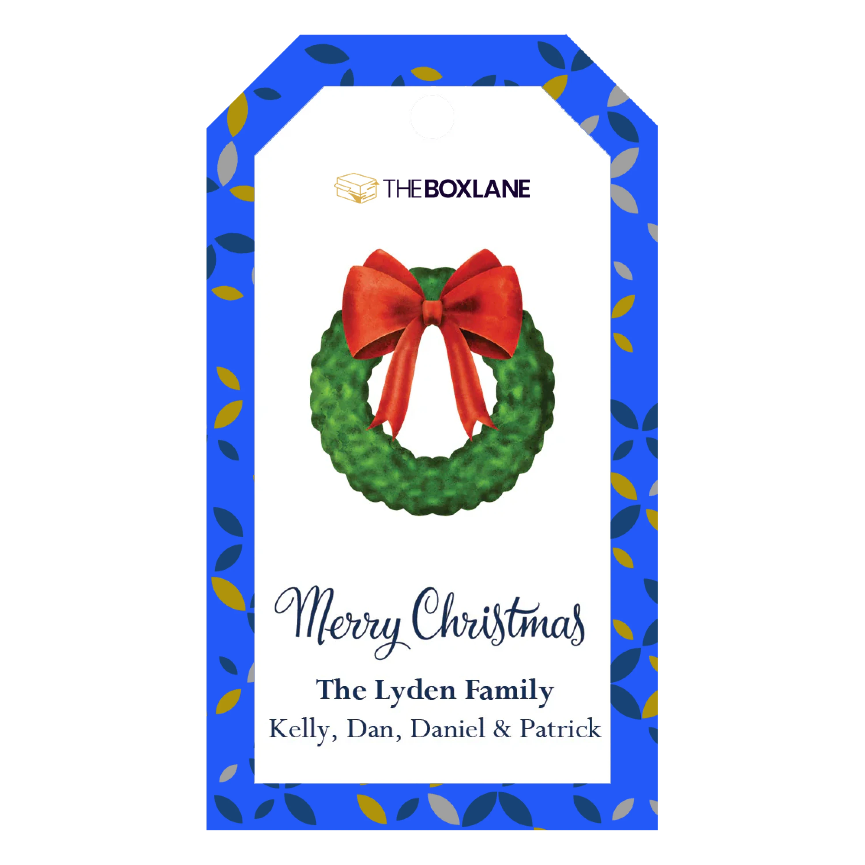 Carousel Personalized Christmas Tags image 3 | The Box Lane