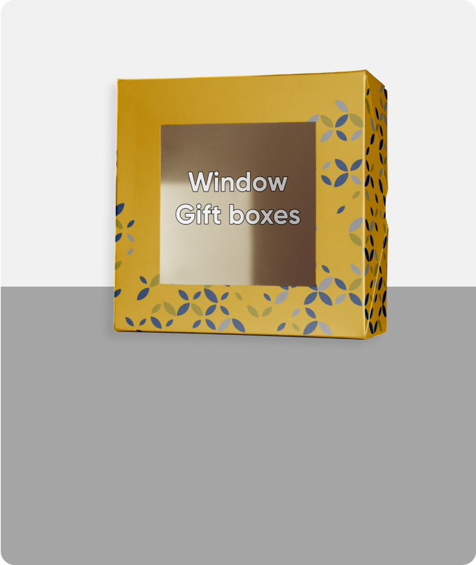 Gift box with a window related products image | The Box Lane