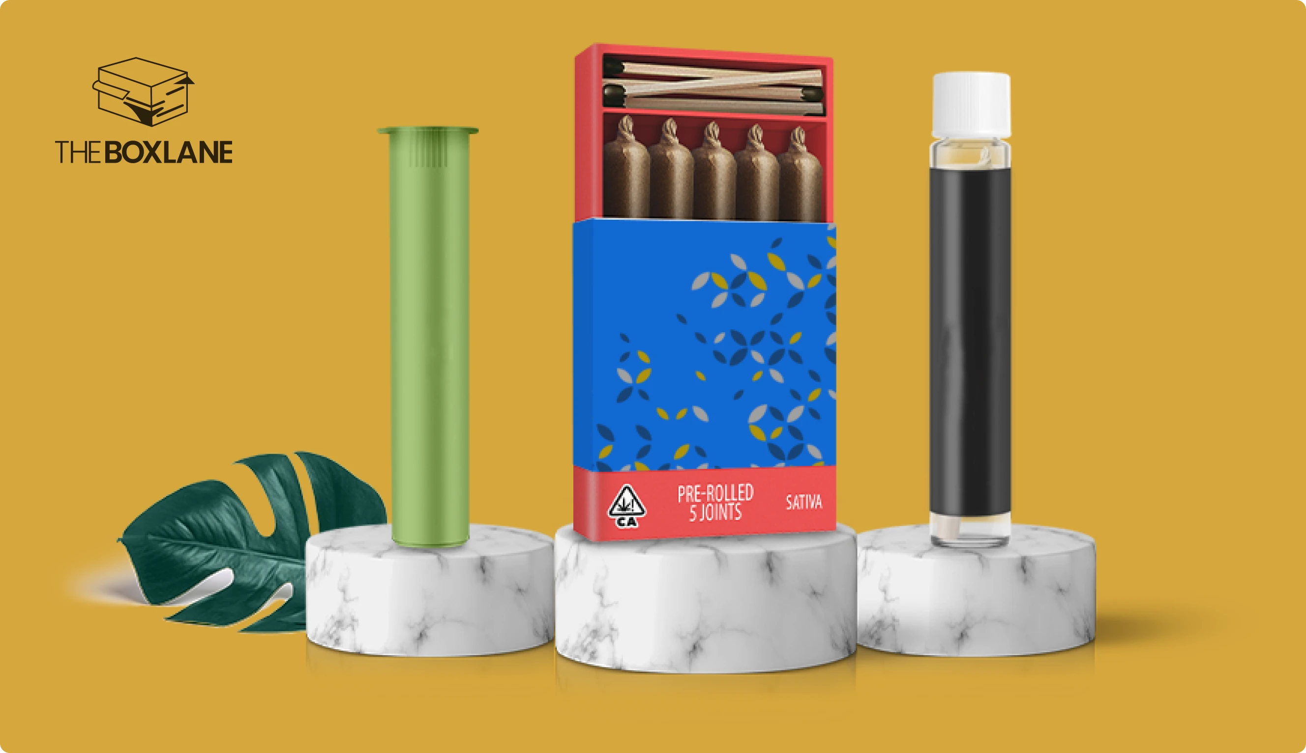 Get Luxury Pre Roll Packaging with Right Customization | The Box Lane