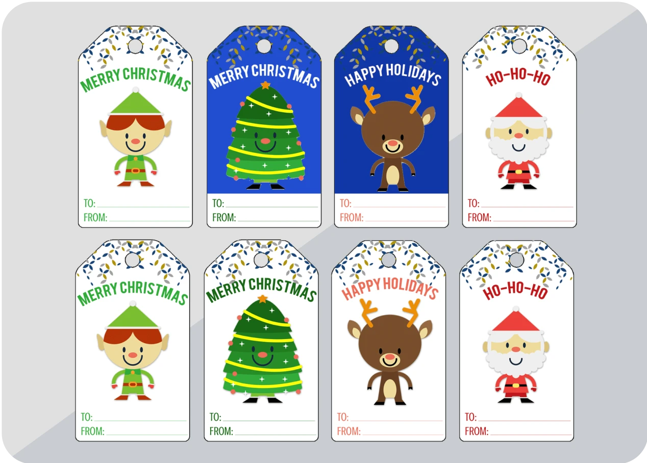 Personalized Christmas Tags | The Box Lane